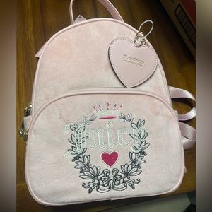 NWT viral pink diamond velour JC Backpack